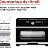 Instant Omni Plus 19 QT/18L Air Fryer Toaster Oven Combo, From the Makers of Instant Pot, 10-in-1 Functions, Fits a 12" Pizza, 6 Slices of Bread, App with Over 100 Recipes, Stainless Steel