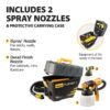 Wagner 0529091 FLEXiO 5000 Corded Electric Stationary HVLP Paint Sprayer (Compatible with Stains)