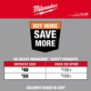Milwaukee 2115-21 REDLITHIUM USB Low-Profile Hard Hat Headlamp, 600 Lumens