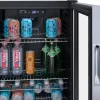 EdgeStar BWC121SS 18.875-in W 105-Can Capacity Black Cabinet; Stainless Steel Door Freestanding Beverage Refrigerator