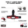 Milwaukee 550 Lumens LED REDLITHIUM USB Pivoting Flood Light & 600 Lumens LED USB Low-Profile Hard Hat Headlamp (2-Pack)