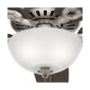 Hunter 53090 Builder Deluxe 52 in. Indoor Brushed Nickel Ceiling Fan with Light Kit