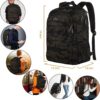 MATEIN Camo Backpack, Camouflage Outdoor Travel Laptop Backpack for Travel Accessories, Lightweight Durable School Bag with Charging Port Fashion Daypack for Men and Women Fit 15.6 Inch Laptop & Computer