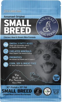 Annamaet Original Small Breed Formula Dry Dog Food (Chicken & Brown Rice) 12-lb Bag