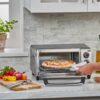 BLACK+DECKER TO1756SB 4-Slice Toaster Oven, Even Toast, 4 Cooking Functions Bake, Broil, Toast and Keep Warm, Removable Crumb Tray, Timer