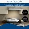 Broan Glacier BCSD1 36-in Convertible Stainless Steel Undercabinet Range Hood