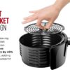CHEFMAN Small, Compact Air Fryer Healthy Cooking, 2 Qt, Nonstick, User Friendly and Adjustable Temperature Control w/ 60 Minute Timer & Auto Shutoff, Dishwasher Safe Basket, BPA - Free, Black