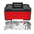 CRAFTSMAN  262-Piece Standard (SAE) and Metric Combination Polished Chrome Mechanics Tool Set (1/4-in; 3/8-in; 1/2-in;)