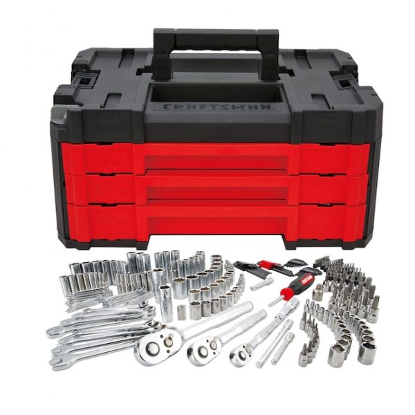 CRAFTSMAN 262-Piece Standard (SAE) and Metric Combination Polished ...