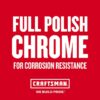 CRAFTSMAN 262-Piece Standard (SAE) and Metric Combination Polished Chrome Mechanics Tool Set (1/4-in; 3/8-in; 1/2-in;)