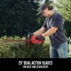 CRAFTSMAN CMCHT810C1 20-Volt Max 20-in Dual Cordless Electric Hedge Trimmer 1.5 Ah (Battery & Charger Included)