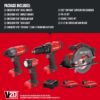 CRAFTSMAN CMCK401D2 V20 4-Tool 20-volt Max Power Tool Combo Kit Case (2 Li-ion Batteries Included and Charger Included)