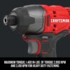 CRAFTSMAN CMCK401D2 V20 4-Tool 20-volt Max Power Tool Combo Kit Case (2 Li-ion Batteries Included and Charger Included)