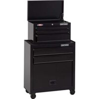 CRAFTSMAN CMST22653BK 1000 Series 26.5-in W x 44.25-in H 5 Ball-bearing Steel Tool Chest Combo (Black)