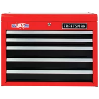 CRAFTSMAN CMST98214RB 2000 Series 26-in W x 19.75-in H 5-Drawer Steel Tool Chest (Red)