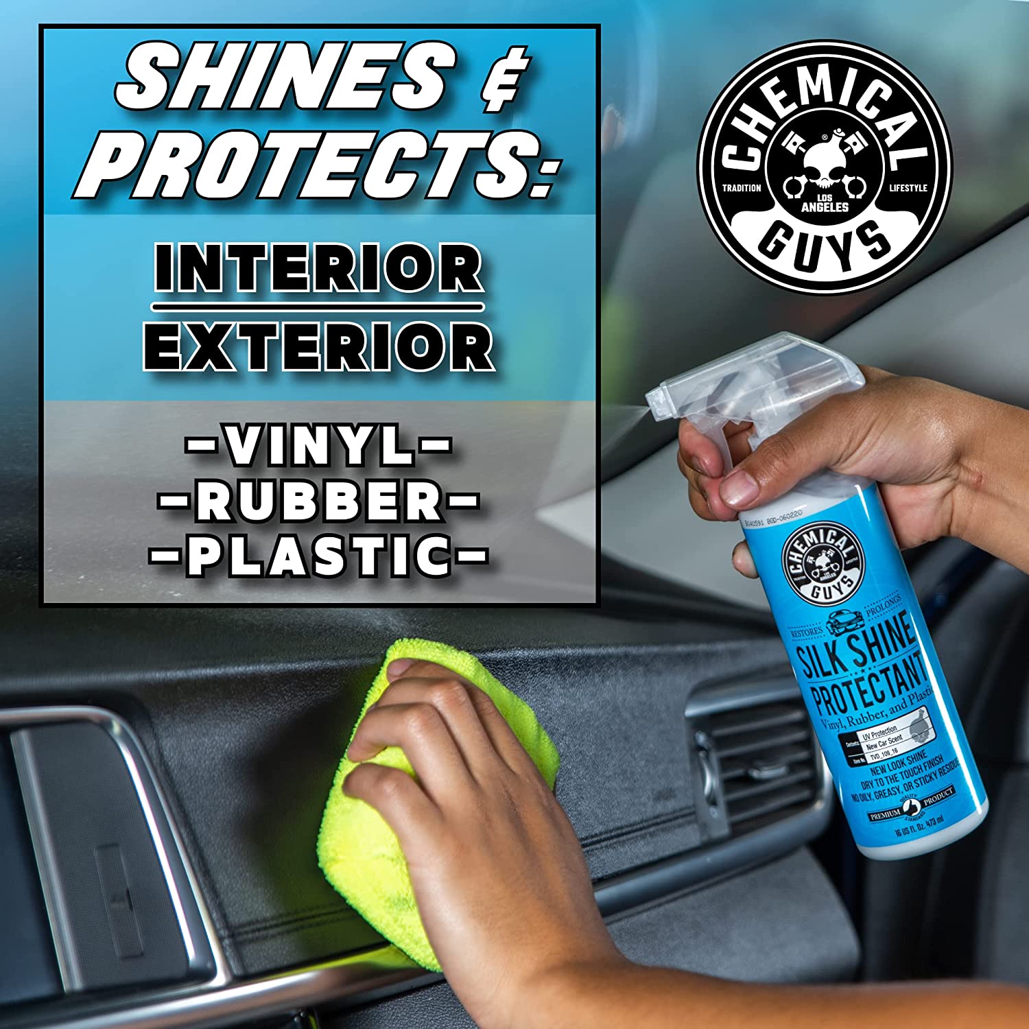 Chemical Guys New Car Scent & Leather Scent Combo Pack (16 oz