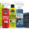Chemical Guys HOL357 Clean & Shine Car Wash Starter Kit - Safe for Cars, Trucks, Motorcycles, SUVs, Jeeps, RVs & More (7 Items, Including 3 16 oz. Car Detailing Chemicals)