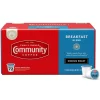 Community Coffee Breakfast Blend 72 Count Coffee Pods Medium Roast, Compatible with Keurig 2.0 K-Cup Brewers, 72 Count (Pack of 1)