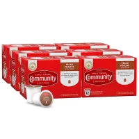 Community Coffee Pecan Praline Flavored 72 Count Coffee Pods Medium Roast, Compatible with Keurig 2.0 K-Cup Brewers, 12 Count (Pack of 6)