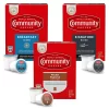 Community Coffee Variety Pack 72 Count Coffee Pods Medium Dark Roast and Flavored, Compatible with Keurig 2.0 K-Cup Brewers, 24 Count (Pack of 3)