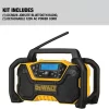 DEWALT DCR028B 12-Volt or 20-Volt Max Water Resistant Cordless Bluetooth Jobsite Radio Bluetooth Adapter