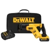 DEWALT DCS387P1 20-Volt MAX Lithium-Ion Cordless Compact Reciprocating Saw Kit with Battery 5Ah, Charger and Contractor Bag