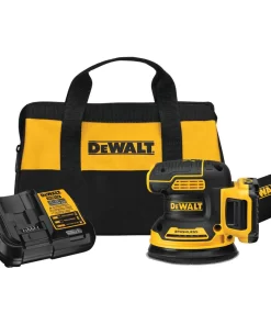 DEWALT DCW210D1 20-Volt MAX XR Cordless Brushless 5 in. Random Orbital Sander with (1) 20-Volt Battery 2.0Ah & Charger