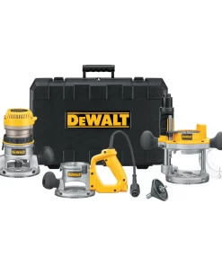 DEWALT DW618B3 1/4-in-Amp 2.25-HP Variable Speed Combo Fixed/Plunge Corded Router Hard Case (Tool Only)
