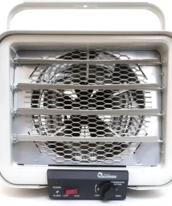 Dr. Infrared Heater DR966 6000-Watt 240-Volt Forced Air Heater (14.5-in L x 14.5-in H Grille)