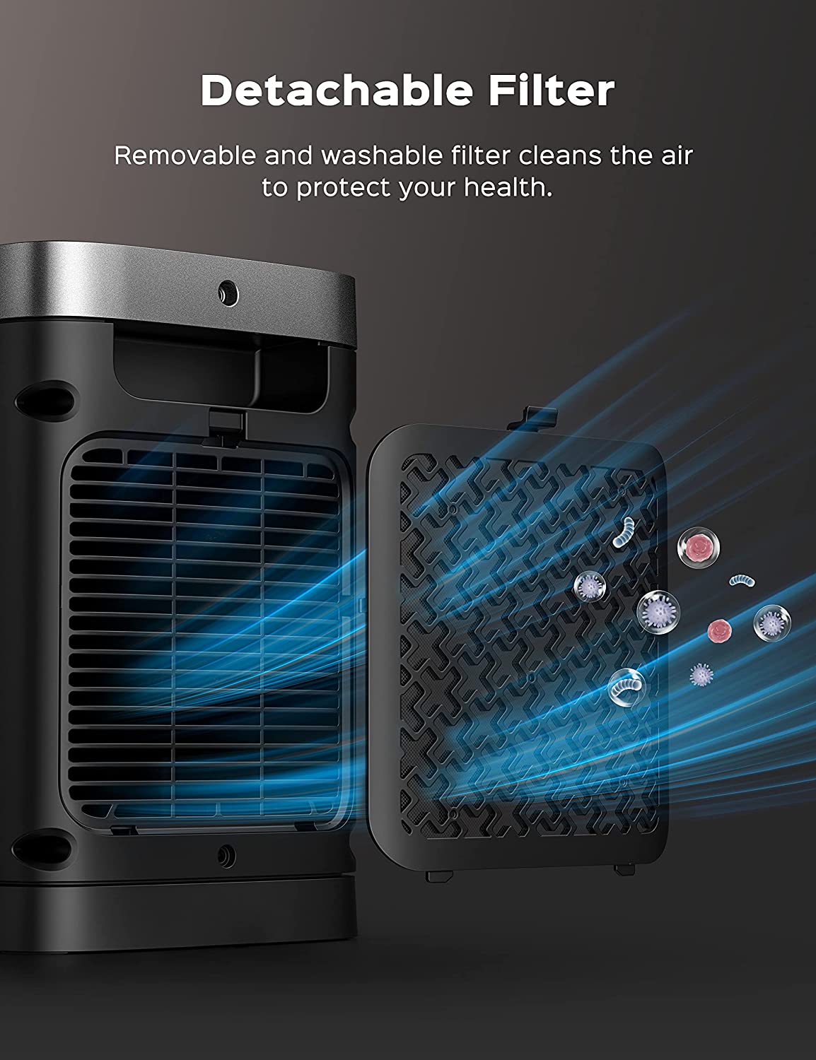 Black & Decker 9 1500W Personal Ceramic Heater w/ Safety Tip-over