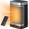 Dreo Portable Space Heater, 70°Oscillating Electric Heaters with Digital Thermostat