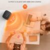 Dreo Portable Space Heater, 70°Oscillating Electric Heaters with Digital Thermostat, 1500W PTC Ceramic Heater, 4 Modes, 12h Timer, Safety Quiet Heating, Small Heater for Bedroom, Office, Indoor Use