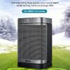 Dreo Portable Space Heater, 70°Oscillating Electric Heaters with Digital Thermostat, 1500W PTC Ceramic Heater, 4 Modes, 12h Timer, Safety Quiet Heating, Small Heater for Bedroom, Office, Indoor Use