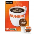 Dunkin' Original Blend Medium Roast Coffee 176 Keurig K-Cup Pods