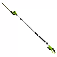 Earthwise LPHT12022 20 in. 20V Lithium-Ion Cordless Pole Hedge Trimmer - 2 Ah Battery and Charger Included