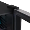 EdgeStar BWC121SS 18.875-in W 105-Can Capacity Black Cabinet; Stainless Steel Door Freestanding Beverage Refrigerator