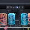 EdgeStar BWC121SS 18.875-in W 105-Can Capacity Black Cabinet; Stainless Steel Door Freestanding Beverage Refrigerator