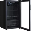 EdgeStar BWC121SS 18.875-in W 105-Can Capacity Black Cabinet; Stainless Steel Door Freestanding Beverage Refrigerator