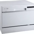 EdgeStar DWP62WH 21.63-in Countertop Dishwasher (White) ENERGY STAR, 52-dBA