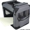 EliteField 3-Door Collapsible Soft-Sided Dog Crate
