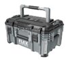 FLEX FS1102 STACK PACK Medium Tool Box 22-in Gray Plastic and Metal Lockable Tool Box