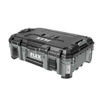 FLEX FS1103 STACK PACK Suitcase Tool Box 22-in Gray Plastic and Metal Lockable Tool Box