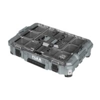 FLEX FS1301 STACK PACK Organizer Box 22-in Gray Plastic and Metal Lockable Tool Box