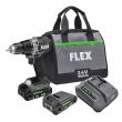 FLEX FX1151-2A 24-volt 1/2-in Single Sleeve Keyless Ratchet Brushless Cordless Drill (2 Li-ion Batteries Included and Charger Included)