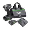 FLEX FX1351-2A 24-volt 1/4-in Variable Brushless Cordless Impact Driver (2-Batteries Included)
