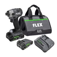 FLEX FX1351-2A 24-volt 1/4-in Variable Brushless Cordless Impact Driver (2-Batteries Included)