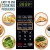 Farberware FMO11AHTBKB Countertop Microwave 1.1 Cu. Ft. 1000-Watt Compact Microwave Oven with LED lighting, Child lock, and Easy Clean Interior, Stainless Steel Interior & Exterior