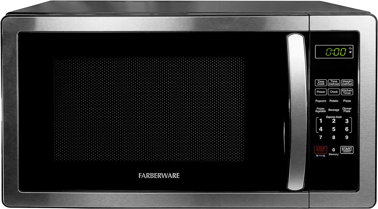 BLACK+DECKER Countertop Microwave Oven 1.1-Cu. Ft. 1000-Watts, LED  Lighting, Child Lock, White
