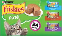 Purina Friskies Classic Pate Variety Pack Canned Cat Food, 5.5-oz, case of 24 (Fish, Chicken, Turkey Flavor)