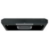 GE JVX3300DJBB 30-in Ducted Black Undercabinet Range Hood with Charcoal Filter
